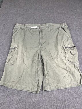 King Size Mens Cargo Shorts 50 Big Green